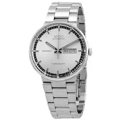 Mido Commander II Automatic Silver Dial Men's Watch M0144301103180 • $364.99