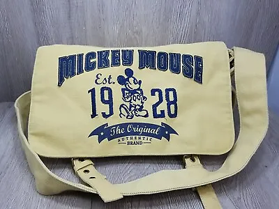 Disney Parks Canvas Messenger Bag Satchel Mickey Mouse Est 1929 Canvas • $48