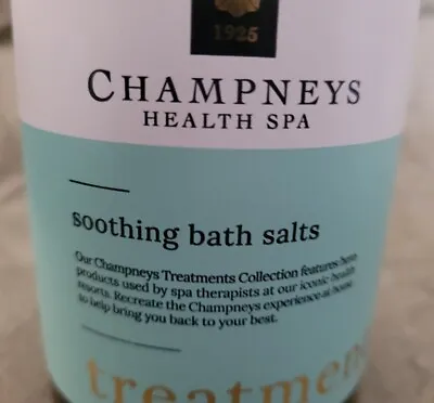 £7 • Buy Champneys Healh Spa Treatments Soothing Bath Salts 500g. New