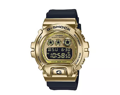 Casio G-Shock GM6900 25th Anniversary Digital Metal Resin Gold Watch GM6900G-9 • $170