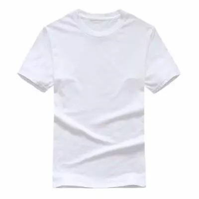 50Pcs Plain White Polyester Short Sleeve T-Shirts For Sublimation DIY Printing • $324.50