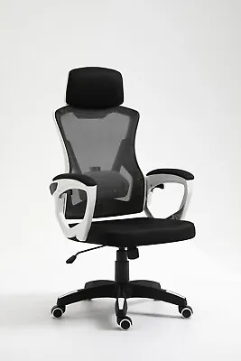 Racing Gaming Office Chair Executive Home Computer Desk Swivel Leather Sport • £69.79