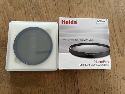 As New Haida NanoPro Black Mist 1/8 Variable ND Filter 67mm • $79