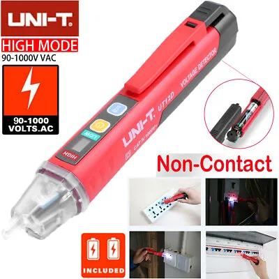 UNI-T 90~1000V Non-Contact AC Electrical Tester Pen Voltage Detector With LED • $13.99