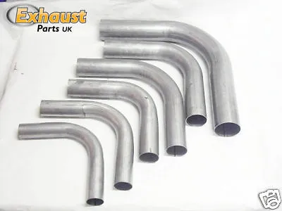 Exhaust Mild Steel 90 Degree X 57mm 2.25   Mandrel Bend Exhaust Pipe Section • £13.99
