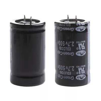 Upgrade Your Car's Sound System With 2 7V 500F Car Farad Capacitance Capacitor • £9.66