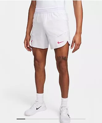 Nike Dri-Fit ADV Rafa Nadal 7” Tennis Shorts Mens DV2881-509 Barely Grape LARGE • $64.99