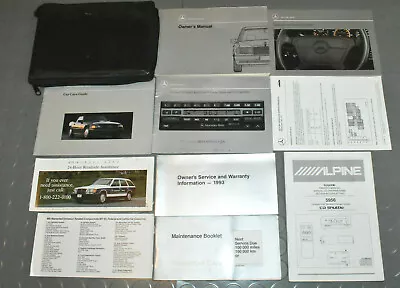 1993 Mercedes Benz 300 D 300D 2.5 Turbo Diesel Owners Manual - SET!!! • $109.99