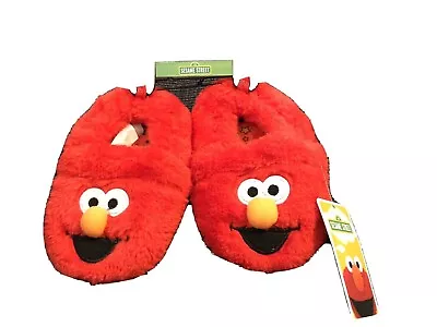 Sesame Streetelmo Plush House Slippers   Size 6 • $4.99