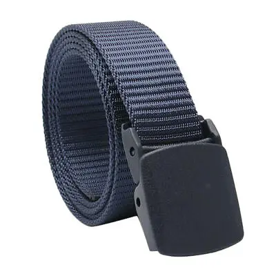 £7.74 • Buy Heavy Duty Tactical Nylon Belt Work Long Police Utility Waistband Dark Blue