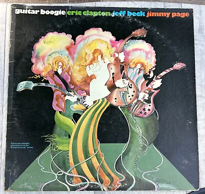Guitar Boogie~eric Clapton~jimmy Page~jeff Beck 1971  Dynaflex Lp • $17.99