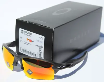 OAKLEY Flak 2.0 XL Sunglasses Matte Black Camo/Prizm Ruby Red NEW OO9188-86 • $139.95