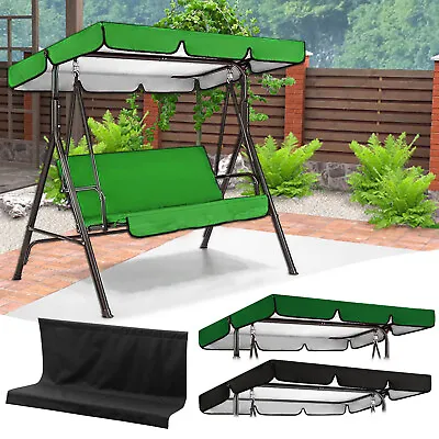 £12.34 • Buy Replacement Swing Seat Canopy Cover Set Garden Chair Hammock Cover 2 3 Seater UK