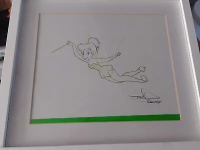 Disney Art Of Animation TINKERBELL Drawing - Signed Copyright Disney PeterPan 53 • $199.99