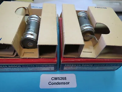 2 Bosch Condensers SB9RU3 Magneto R985 Stearman SNJ Aircraft Pratt Whitney R1340 • $35