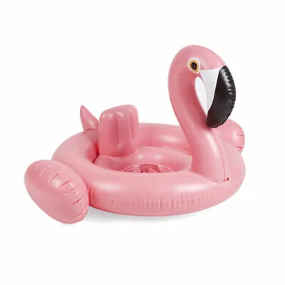 £7.86 • Buy  Flamingo Swim Ring  Float For Infants And Kids W/ Trainer Seat