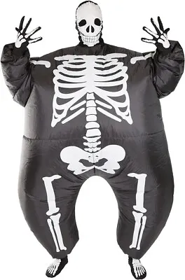 BODYSOCKS Adults Inflatable Skeleton Fancy Dress ✦ Costume Outfit Mens Womens • £20