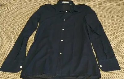 Women's Shirt LANVIN Vintage.dark Blue. 38. • $75