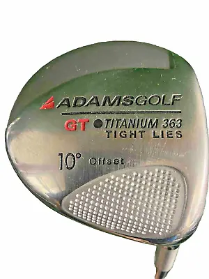 Adams Golf GT Tight Lies 363 Offset Ti Driver 10* Regular Graphite 44.5  RH Nice • $57.73