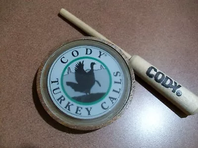 Used Vintage CODY II GLASS Tukey Call With Original STRIKER *Free Shipping*  • $206.50