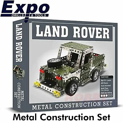 LAND ROVER 4X4 Stainless Steel Construction Set 402pc Defender Metal Kit • £24.99