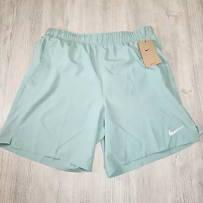 Nike Challenger Dri-Fit 7  Running Shorts Mineral Mens Sizes S M L New DV9359 • $34.99