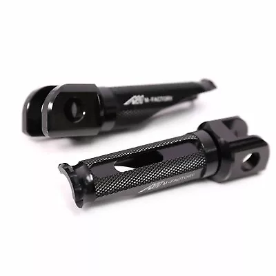 Black SHINOBI Motorcycle Front Foot Pegs For Suzuki Boulevard M109R 06-20 19 18 • $56.49