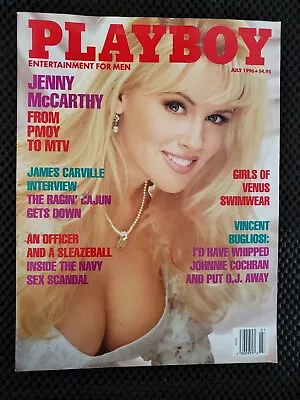 Playboy Magazine - Jul 1996 - Jenny McCarthy From PMOY To MTV; Girls Of Venus Sw • $6