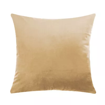 Plush Velvet Cushion Covers Sofa Pillow Cases Soft Cushion Cover 16 18 20 22 24  • £8.28