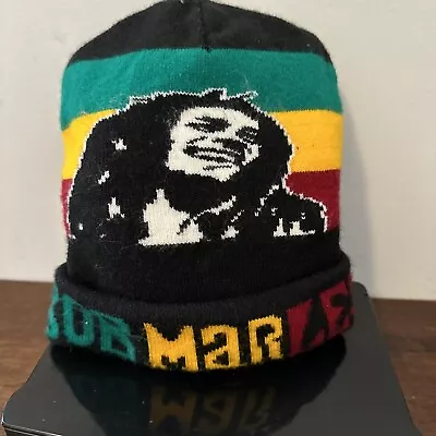 Bob Marley Puff Ball Beanie Hat  • $10.99