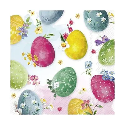 Eggs Painting Easter Cocktail IHR Paper Cocktail Napkins 25 Cm 20 Pack 3 Ply • £4.69