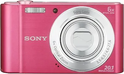 Sony Cyber-shot DSC-W810 20.1MP Digital Camera Color Choice Pink • $159.98