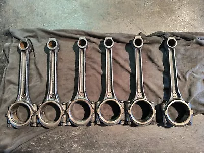 Set Of Six Connecting Rods For Chrysler DeSoto Dodge 251 Ci Flathead Six 954428 • $82.44