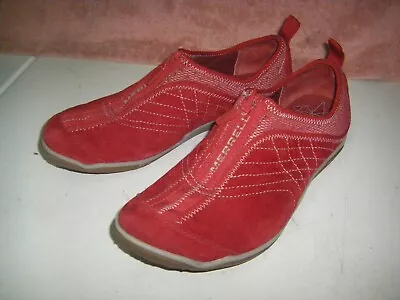 Merrell Women's Lorelei Scarlet Red Sneaker Shoes Leather Sz 9 • $25