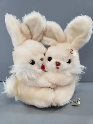 Mary Meyer HTF Plush Hugging Bunnies Rabbits Vermont Easter • $25