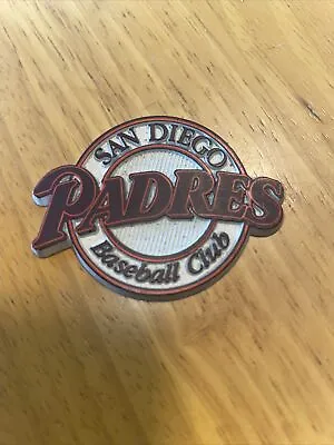 Vintage San Diego Padres Standing Board Baseball Fridge Rubber Team Logo Magnet  • $30