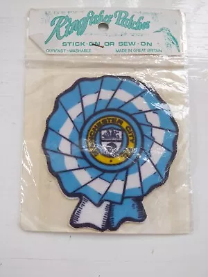 Manchester City Sew On Stick On Cloth Badge / Patch   • £7.95