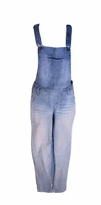 $14.99 • Buy Junior Women Blue Jean Overalls By Wallflower Size Small