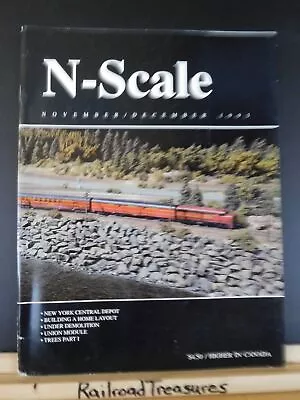 N Scale Magazine 1993 Nov Dec Wood Chip Cars Structures Under Demolition Trees • $5.50