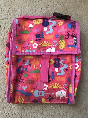 $7.45 • Buy Packit Freezable Lunch Bag Pink Adventures