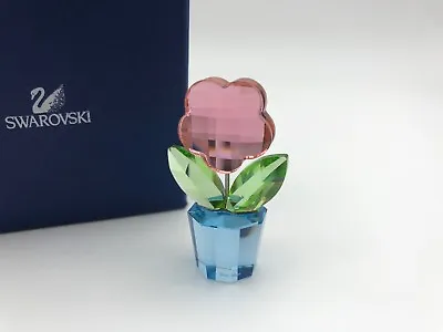 $52.34 • Buy SWAROVSKI Figurine Flowerpot Flower 2in Boxed And Zertifikat. Top Condition