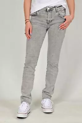 £16.99 • Buy S.OLIVER Pale Grey Wash Straight Slim Leg Skinny Jeans Feature Zip Pocket