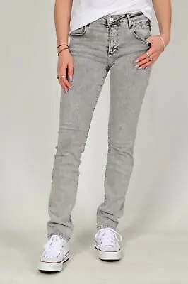 S.OLIVER Pale Grey Wash Straight Slim Leg Skinny Jeans Feature Zip Pocket • $21.14