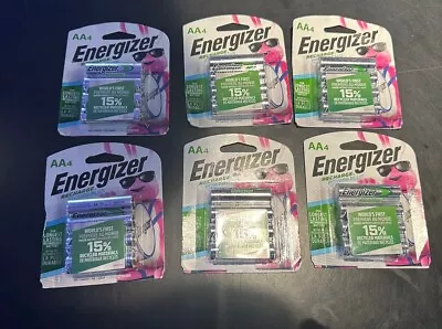 24pc  Energizer Rechargeable Power Plus AA Batteries 2300mAh NEW Sealed Fresh • $54