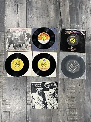 Chinese Rocks TSOL Monkees Dead Kennedy's Rolling Stones 7  Vinyl Lot Rock Punk • $70