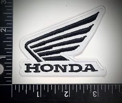 Honda Patch White Wing Racing Championship High Quality  Sew Iron On Embroidery • $12.75