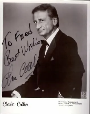 Charlie Callas Actor Comedian  Signed 8x10 Photo With Coa • $29.95