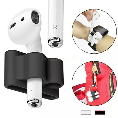 AirPods Silicone Protective Holder Apple Watch Band Shockproof Anti Lost Case AU • $13.39