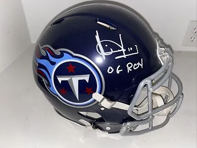 Vince Young Signed Tennessee Titans AuthenFull Size Riddell Speed Pro Helmet • $350