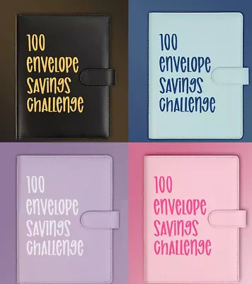 100 Envelope Challenge Savings Money Planner + Stickers + Tracker [US Seller] • $15.94